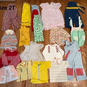 Colorful Toddler Clothing Bundle Size 2T